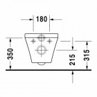 Duravit DuraStyle miska WC wisząca 37x54 cm 2552090000 - z WonderGliss 200