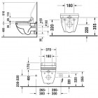 Duravit Starck 3 muszla wisząca 222609 - z WonderGliss 200