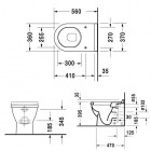 Duravit Starck 3 muszla stojąca 36x56 cm