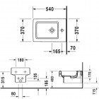 Duravit Vero bidet wiszący