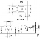Duravit Darling New bidet wiszący 224915