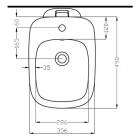 Koło Style bidet stojący