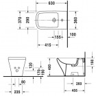 Duravit DuraStyle bidet stojący 37x63 cm