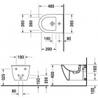 Duravit Darling New bidet stojący Compact 36x48,5 cm 225615