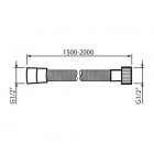 Vedo wąż prysznicowy rozciągliwy 150-200 cm VSN6106