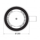 Vicario syfon brodzikowy 90 mm niski