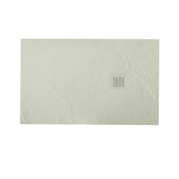 Roca Ignis brodzik prostokątny kompozytowy 80x140 cm szary cement AP70157832001300