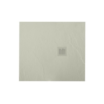 Roca Ignis brodzik prostokątny kompozytowy 90x100 cm szary cement AP7013E838401300