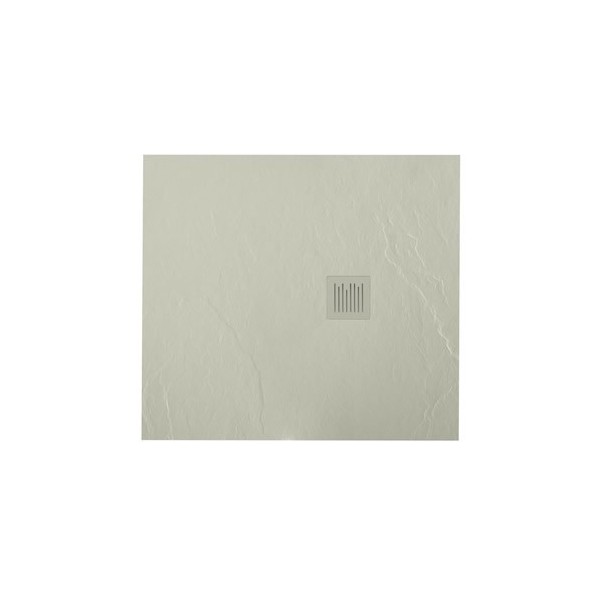 Roca Ignis brodzik prostokątny kompozytowy 90x100 cm szary cement AP7013E838401300