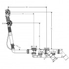 Hansgrohe Exafill S wylewka wannowa odpływ i przelew do wanien nietypowych