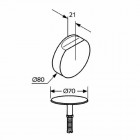 Kludi Rotexa 2000 element zewnętrzny 710660500