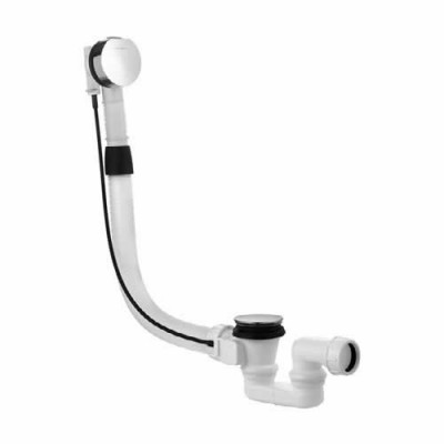 Kludi Rotexa 2000 zestaw odpływowo-przelewowy G 1 1/2 z elastyczną rurą przelewową