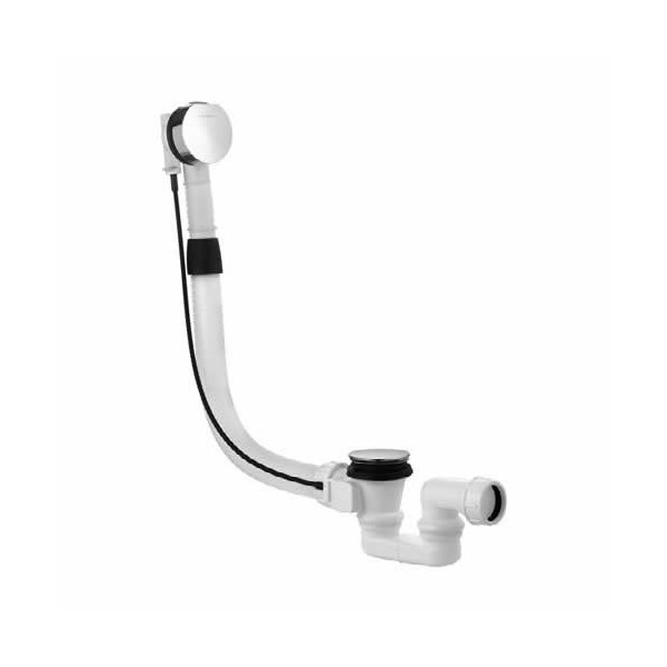 Kludi Rotexa 2000 zestaw odpływowo-przelewowy G 1 1/2 z elastyczną rurą przelewową