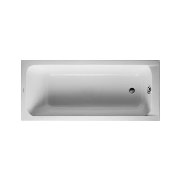 Duravit D-Code wanna prostokątna 160x70 cm do zabudowy