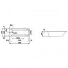 Laufen Pro wanna prostokątna 170x70 cm