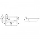 Laufen Pro wanna prostokątna 170x75 cm