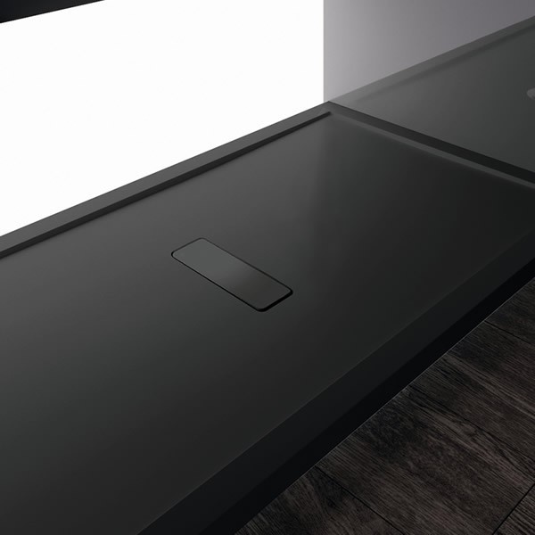 Novellini Custom brodzik prostokątny 120x80 cm z możliwością docinania czarny