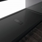 Novellini Custom brodzik prostokątny 120x80 cm z możliwością docinania czarny