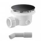 Vicario syfon brodzikowy 90 mm czarny