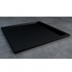 Sanswiss Ila brodzik kwadratowy 80x80 cm czarny granit WIQ08006154