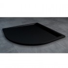 Sanswiss Ila brodzik półokrągły 80x80 cm czarny granit WIR5508006154