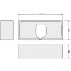Duravit D-Code nośnik styropianowy do wanny 700101