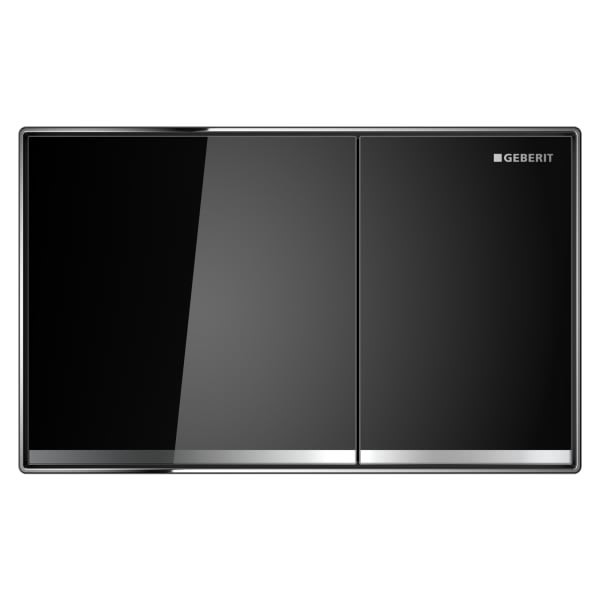 Geberit Sigma 60 przycisk spłukujący szkło czarne 115640SJ1