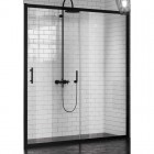 Novellini Zephyros 2P drzwi do wnęki rozsuwane 120 cm czarne