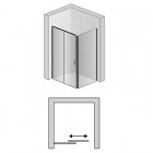 Sanswiss Top Line S kabina kwadratowa 100x100 cm lewa czarna