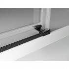 Sanswiss Top Line S kabina kwadratowa 120x120 cm wejście narożne czarna