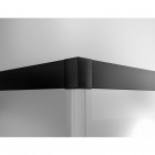 Sanswiss Top Line S kabina kwadratowa 120x120 cm wejście narożne czarna