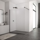 Sanswiss Easy ścianka wolnostojąca WALK IN 80 cm czarna
