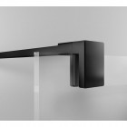 Sanswiss Easy ścianka wolnostojąca WALK IN 150 cm czarna