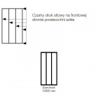 Sanswiss Easy ścianka wolnostojąca WALK IN 100 cm czarna Loft Industrie
