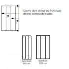 Sanswiss Easy kabina prostokatna WALK IN 120x80 cm czarna Loft Industrie