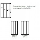 Sanswiss Easy kabina prostokatna WALK IN 120x100 cm czarna Loft Industrie