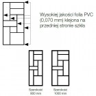 Sanswiss Easy kabina prostokatna WALK IN 100x80 cm czarna Loft 73