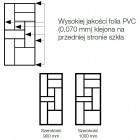 Sanswiss Easy kabina prostokatna WALK IN 100x90 cm czarna Loft 73