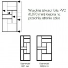 Sanswiss Easy kabina prostokatna WALK IN 120x80 cm czarna Loft 73