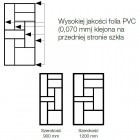Sanswiss Easy kabina prostokatna WALK IN 120x90 cm czarna Loft 73