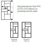 Sanswiss Easy kabina prostokatna WALK IN 120x100 cm czarna Loft 73