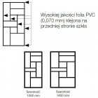 Sanswiss Easy kabina prostokatna WALK IN 140x100 cm czarna Loft 73
