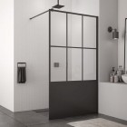 Sanswiss Easy ścianka wolnostojąca WALK IN 120 cm czarna Loft 76