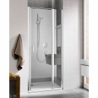 Kermi Cada XS drzwi do wnęki uchylne ze ścianką stałą 80 cm prawe
