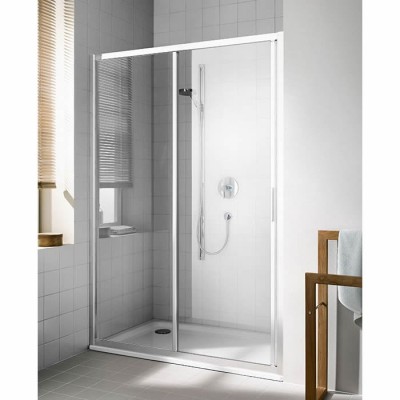 Kermi Cada XS drzwi do wnęki rozsuwane 140 cm lewe