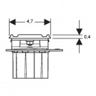 Geberit odpływ liniowy 30-130 cm CleanLine60 do cienkich płytek