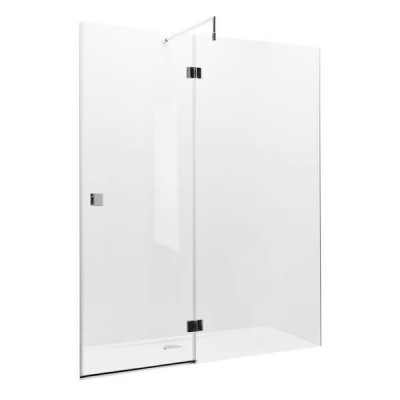 Roca Metropolis drzwi do wnęki z polem stałym uchylane 140 cm