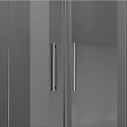 Novellini Modus R kabina półokrągła drzwi uchylne 80x80 cm