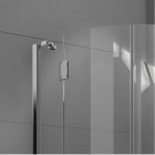 Novellini Modus R kabina półokrągła drzwi uchylne 80x80 cm