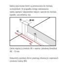 Kermi Cada XS kabina kwadratowa drzwi rozsuwane 110 cm